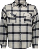 Gabbiano Overhemd Overshirt Met Ruit Structuur In Flannel Kwaliteit 331782 Ecru Mannen Maat - XXL