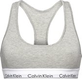 Calvin Klein dames Modern Cotton bralette top - ongevoerd - grijs - Maat: XL