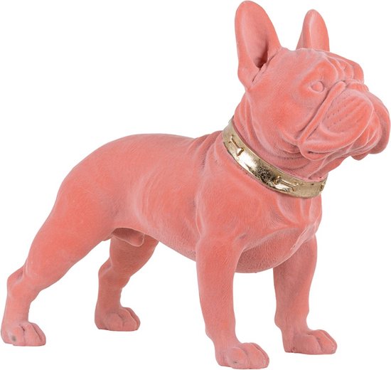 Richmond Decofiguur Dog Spike Pink