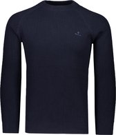 Gant Trui Blauw  - Maat 3XL - Heren - Herfst/Winter Collectie - Katoen