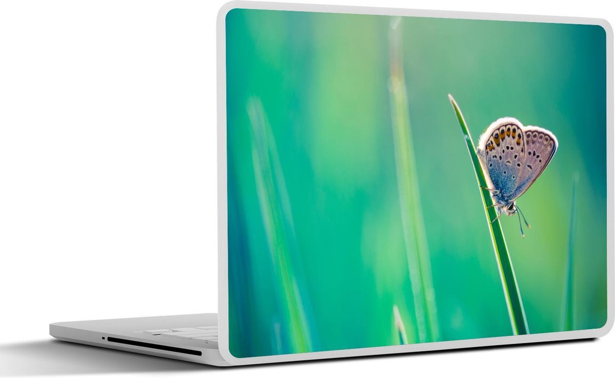 Afbeelding van product SleevesAndCases  Laptop sticker - 11.6 inch - Close-up vlinder in de zon