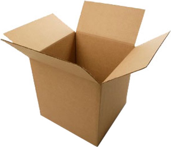 verpacking Vouwdozen 295 x 295 x 140 mm bruin (buitenmaat 300 x 300 x 150 mm) KK 36 1-golf verzenddozen voor goederen DHL pakjes M DPD S GLS S dozen (75 stuks