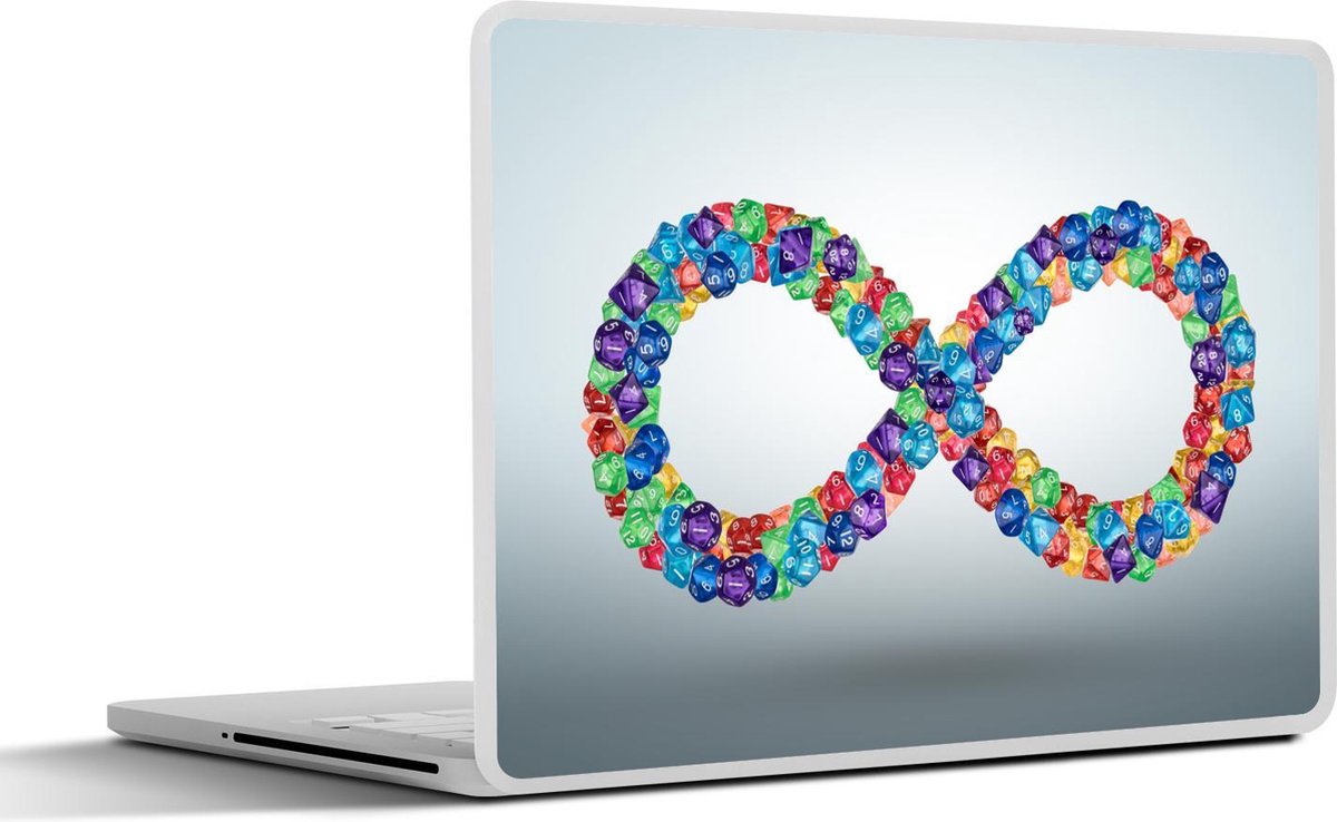 Afbeelding van product SleevesAndCases  Laptop sticker - 10.1 inch - Oneindig teken