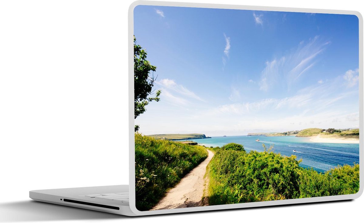 Afbeelding van product SleevesAndCases  Laptop sticker - 12.3 inch - Een tropische baai in Cornwall