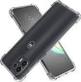 Anti-shock silicone hoesje transparant Geschikt voor: Motorola Edge 20 Lite