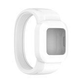 Voor Garmin Vivofit JR3 siliconen vervangende horlogeband zonder gesp, maat: L (wit)