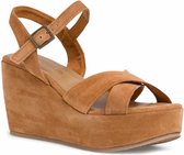 Marco Tozzi Dames Sandaaltje 2-2-28020-36 305 bruin F-breedte Maat: 36 EU