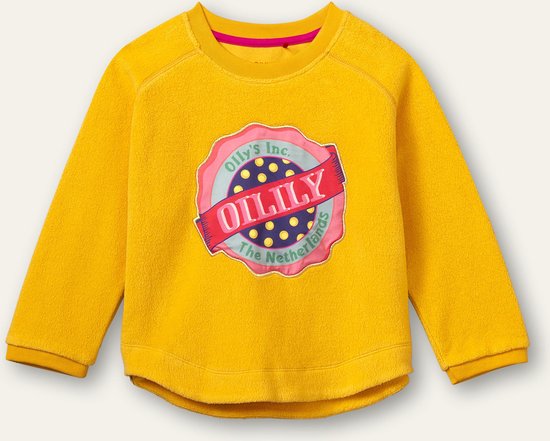 Home sweater 47 yellow with Oilily artwork Yellow: 122/7yr
