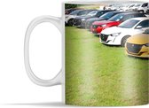 Mok - Peugeot 206 - Koplamp - Gras - 350 ml - Beker