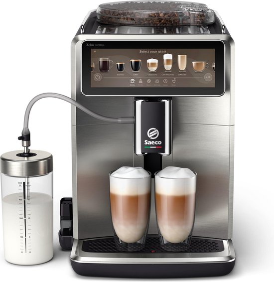 Saeco Xelsis Suprema volautomatische koffiemachine, roestvrij staal (SM8885/00)