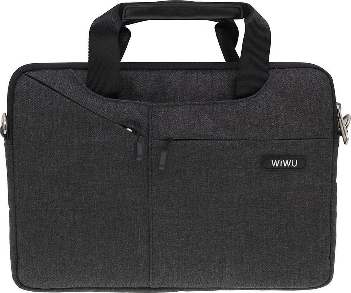 Laptoptas geschikt voor Asus VivoBook - 11.6 inch Laptoptas City Commuter Bag - Zwart