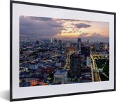 Fotolijst incl. Poster - Mexico City Skyline - 40x30 cm - Posterlijst