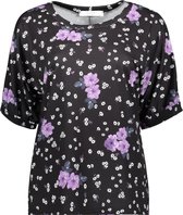 SisterS point T-shirt New Low 3 Black/lilac Dames Maat - L