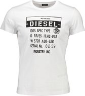Diesel T-shirt Wit S Heren