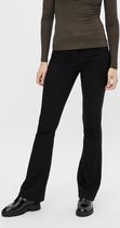 Pieces Broek Pchighskin Flared Pant Blc Noos Bc 17119933 Black Dames Maat - S