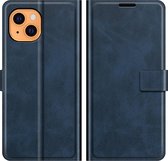 Cazy iPhone 13 Hoesje - Portemonnee Book Case - TPU Kunstleer - Blauw