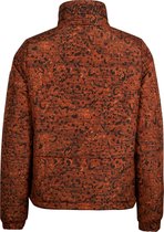 O'Neill Jas Women Misty Jacket Brown With Red S - Brown With Red 52% Polyester, 48% Gerecycled Polyester Puffer