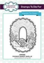 Creative Expressions Cling stamp - Frame strand - 8,9cm x 11,3cm