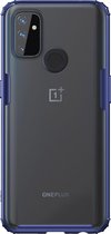 OnePlus Nord N100 Hoesje - Mobigear - Shockproof Serie - Hard Kunststof Backcover - Blauw - Hoesje Geschikt Voor OnePlus Nord N100