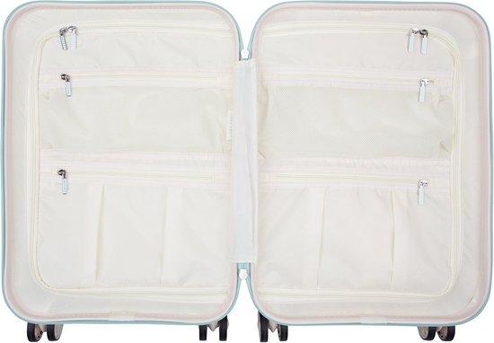 SUITSUIT Fabulous Fifties - Handbagage koffer met 4 wielen - 55 cm - 33L - Mint Pastel - SUITSUIT