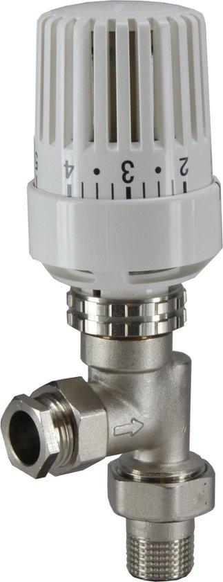 Wiesbaden Ra Thermostatische Radiatorventiel 1/2 x 1.5 cm Axiaal