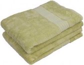 Bamboe Sauna Handdoek Lichtgroen 140x70cm - sneldrogende bamboe handdoeken - badlaken - badhanddoek