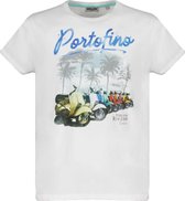 DEELUXE T-shirt met korte mouwen en print PORTOFINO Optic White