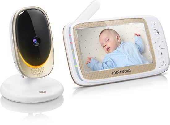Motorola Comfort60 - Connected WIFI babyfoon - videomonitor - bereikbaar thuis en op afstand