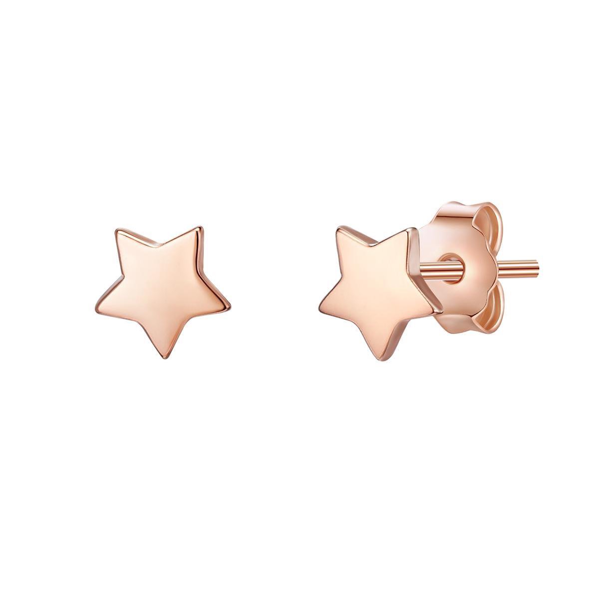 Glanzstücke München Ohrstecker Sterling Silber rosévergoldet