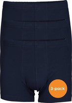 SCHIESSER 95/5 Essentials shorts (3-pack) - donkerblauw - Maat: M