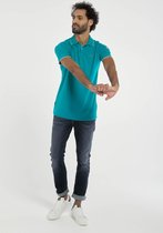 J&JOY - Poloshirt Mannen 31 Bright Basics Turquoise