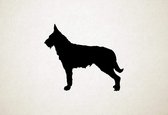 Berger Picard - Silhouette hond - M - 60x71cm - Zwart - wanddecoratie