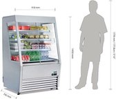 Koelvitrine multideck | schuifdeuren | Polar G-serie CM287