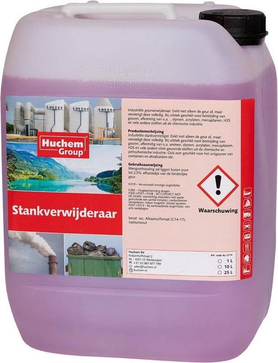 Stankverwijderaar 10 L – Krachtige geurvernietiger voor Industrie & Afvalruimtes | Afval | Chemie | Industrie | Geurprobleem | Geur | Stank