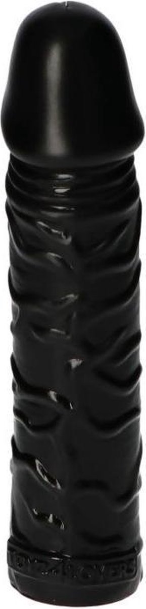 Goedkoopste Dildo Gustavo - 18 cm - Made in Italy - Biobased - Ftalaten vrij - Zwart