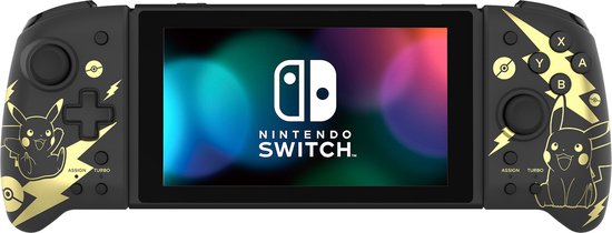 De beste Nintendo Switch controller van 2022 7 Hori Split Pad Pro Pikachu Nintendo Switch Controller - Zwart/Goud