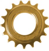 freewheel 18T 1/2 x 1/8 inch vrijloop goud