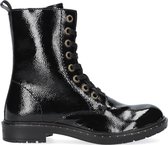 Apples & Pears B0010451 Veterboots - Laarzen Met Veters - Meisjes - Zwart - Maat 37