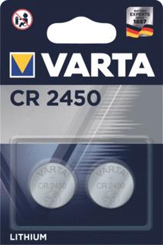 Batteria CR 2450 Varta A Litio - Foto 2