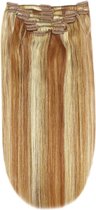 Remy Human Hair extensions Double Weft straight 16 - blond / rood / blond 27/33/613#