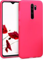 kwmobile telefoonhoesje voor Xiaomi Redmi Note 8 Pro - Hoesje voor smartphone - Back cover in neon roze