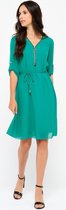 LOLALIZA Mini jurk - Groen - Maat 38