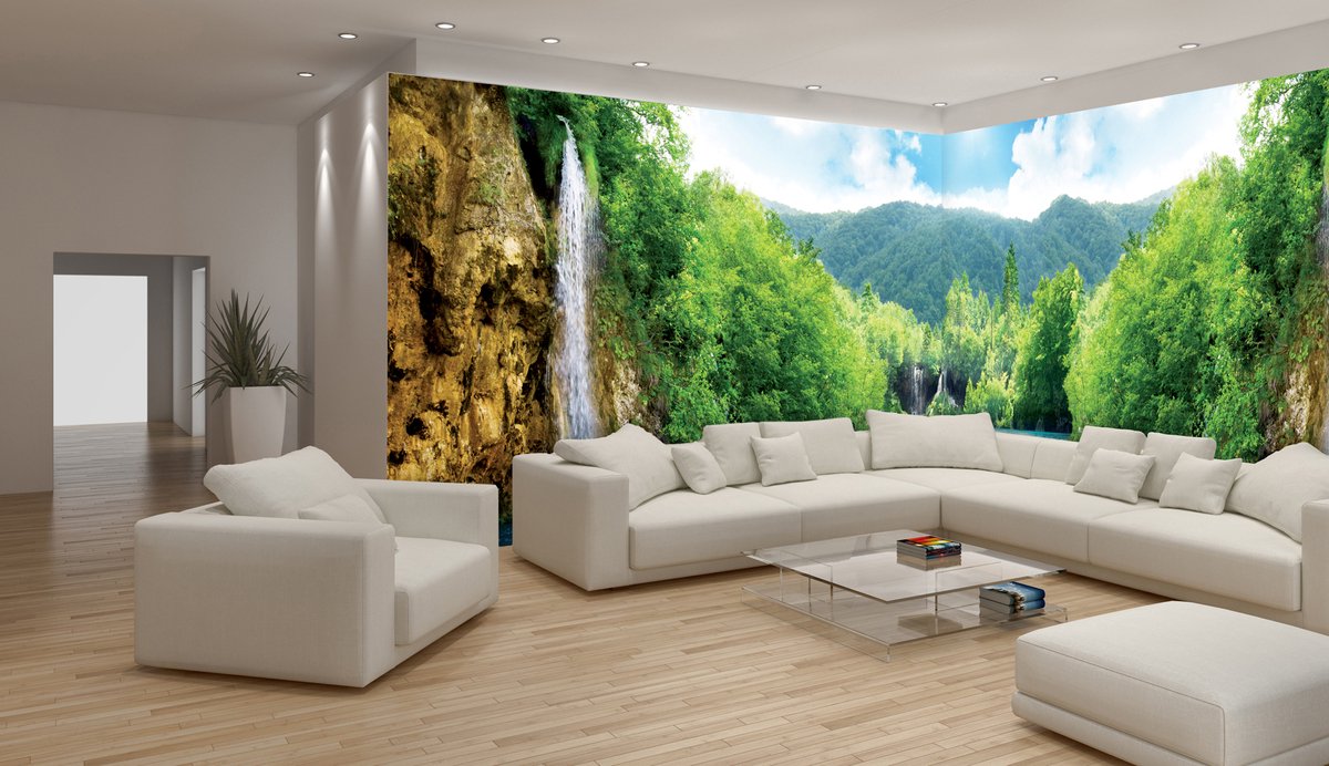 Fotobehang Vlies Natuur | Groen | GROOT 624x219cm
