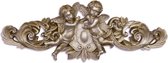 Wanddecoratie - Resin plaque - Cherubijnen - 36 cm hoog