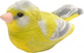 knuffel groenling met geluid 16 cm pluche geel