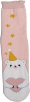 sokken winterthema dames polyester roze