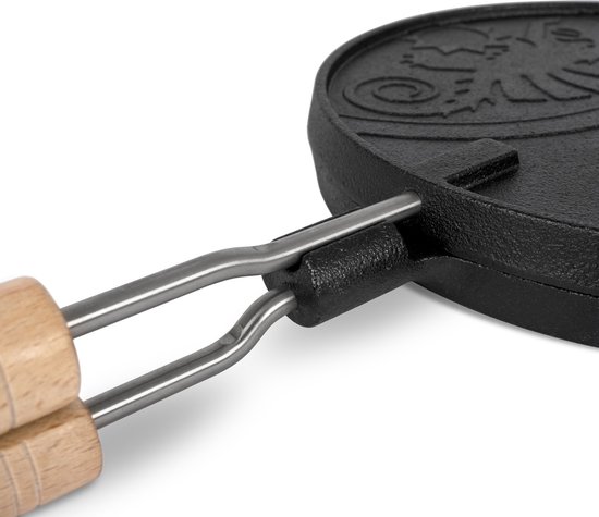 Petromax - Gietijzeren Wafel IJzer met Draaiframe van Petromax — afbeelding 5