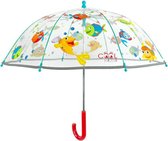 paraplu Minnows junior 64 cm fiberglass transparant