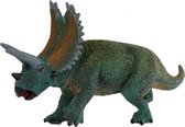 dinosaurus Triceratops jongens 23 cm rubber groen