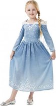 Blauw Frozen Elsa verkleedkostuum meisjes maat 116